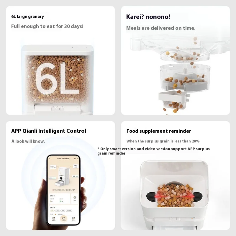 Automatische, getimede voerbak - Automatic Cat Feeder 6L Timed recensie en prijs