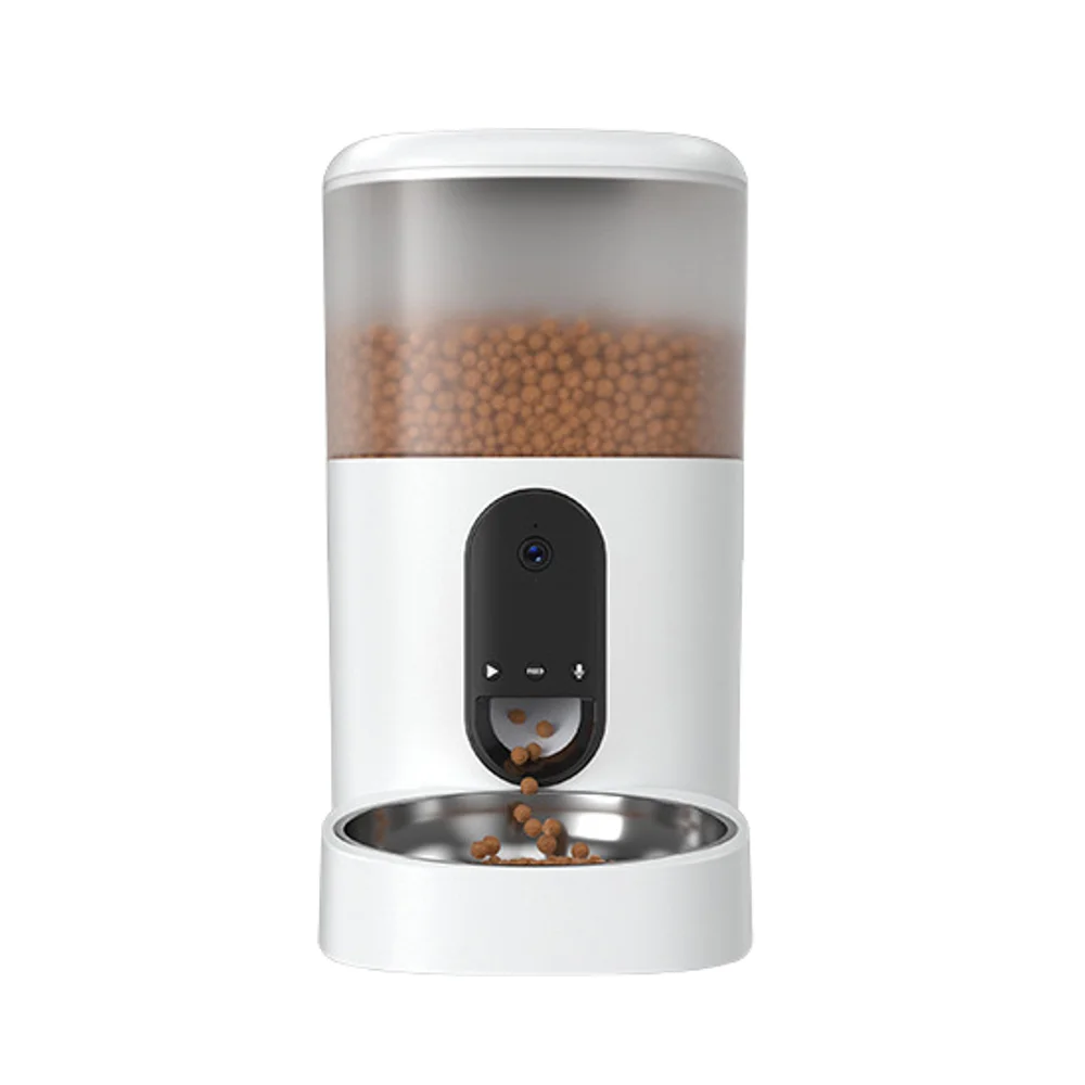6L 1080P Video Afstandsbedieni - Automatic Cat Feeder 6L Timed recensie en prijs