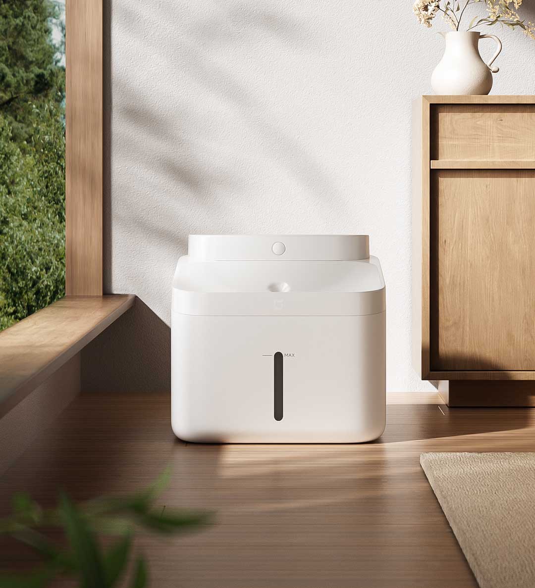 Nieuwe MIJIA slimme drinkfonte - Wireless Pet Water Fountain Battery recensie en prijs