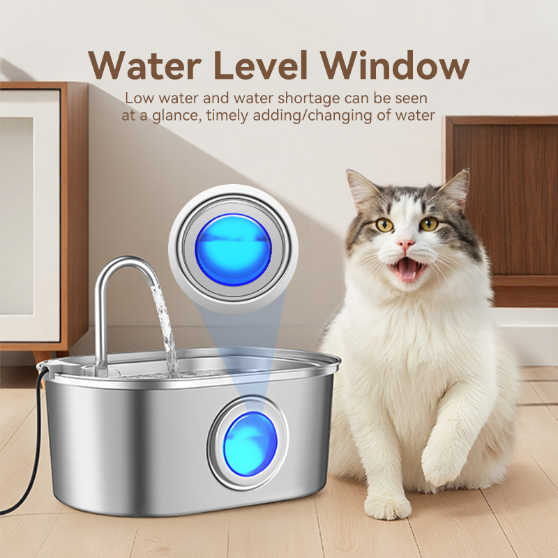 ROJECO 3.2L roestvrijstalen ka - Smart Pet Water Fountain Wifi recensie en prijs