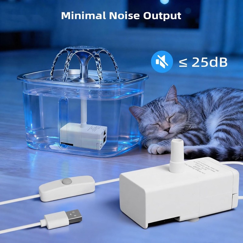 B84B-Pet Waterfontein Vervangi - Pet Water Fountain Pump Replacement recensie en prijs