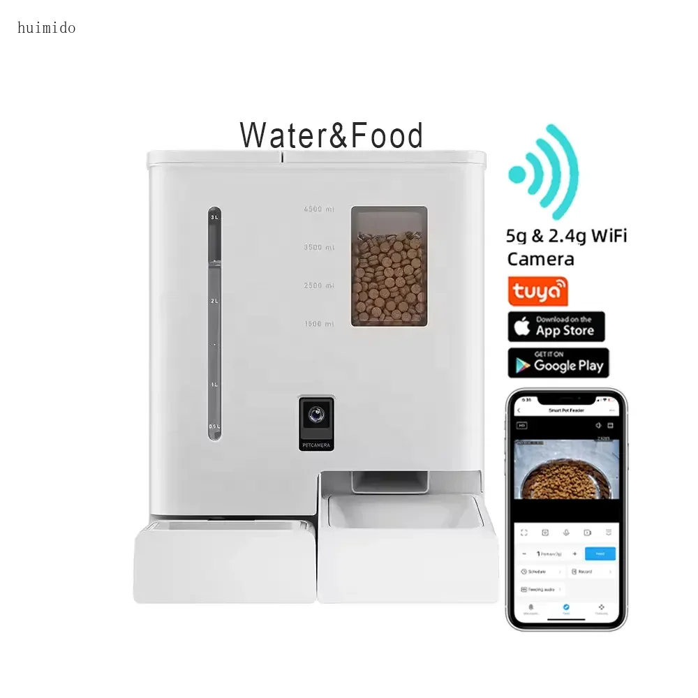 2-in-1 slimme automatische voe - Smart Pet Water Fountain Wifi recensie en prijs