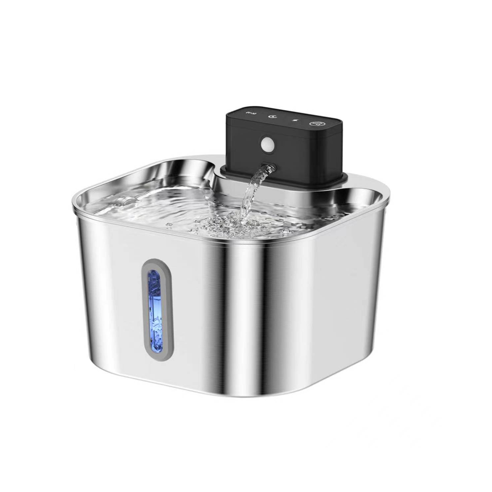 2L draadloze, oplaadbare drink - Pet Water Fountain Stainless Steel recensie en prijs