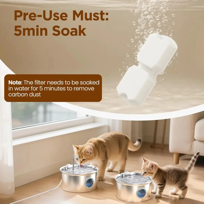 Vervangende filters voor katte - Pet Fountain Filter Replacement recensie en prijs
