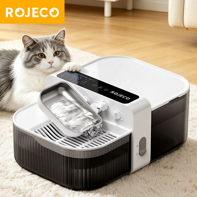 ROJECO 3.5L Draadloze Huisdier - Wireless Pet Water Fountain Battery recensie en prijs