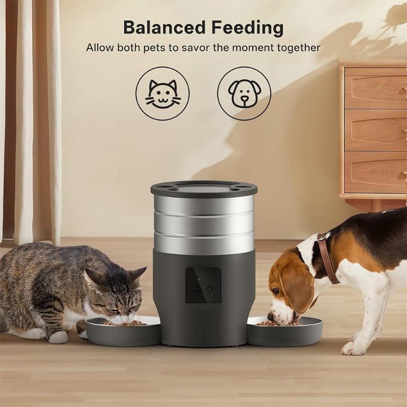 4,5L WiFi Smart Pet Feeder Aut - Pet Feeder App Control Portion recensie en prijs