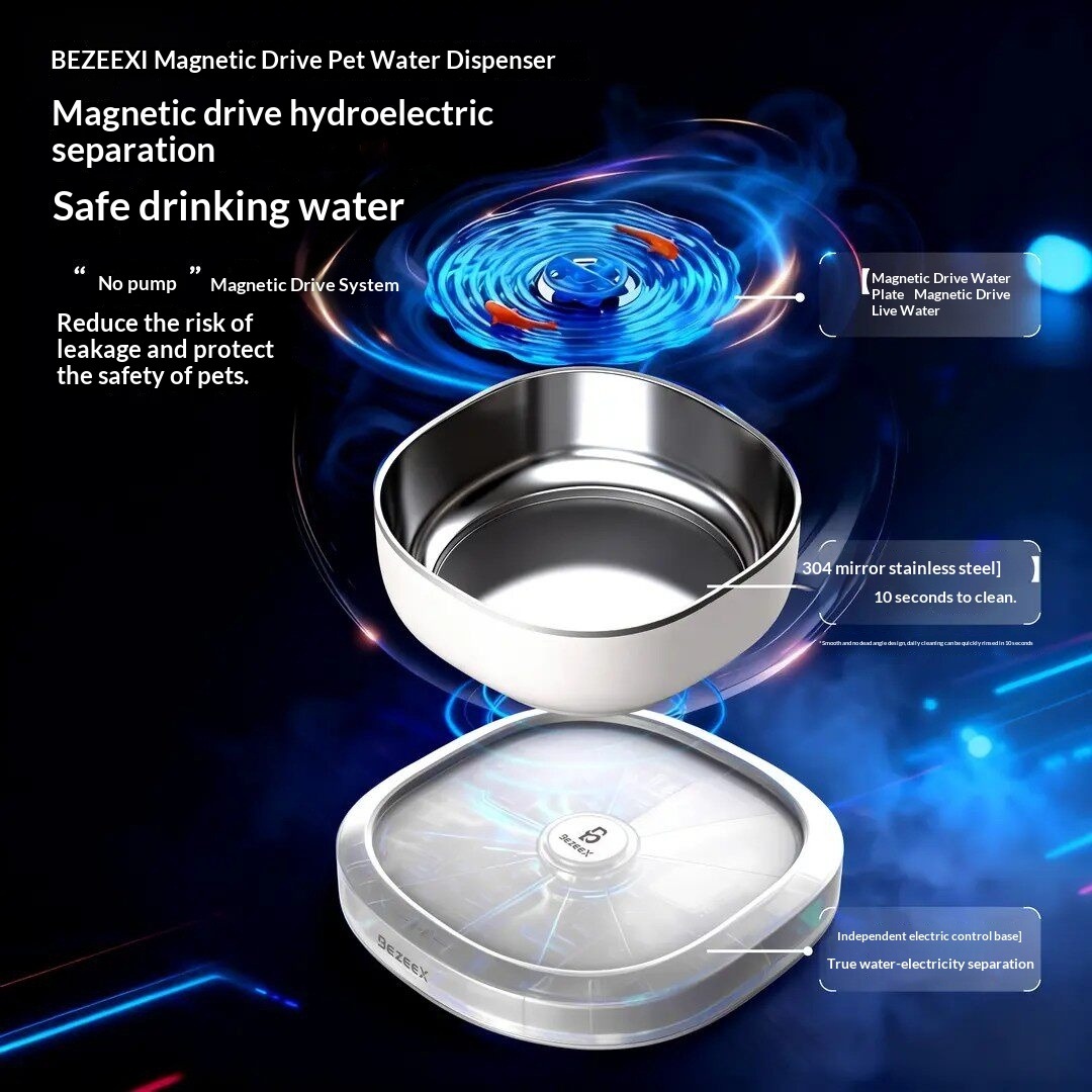 InnovatiMagnetic Drive Draadlo - Wireless Pet Water Fountain Battery recensie en prijs