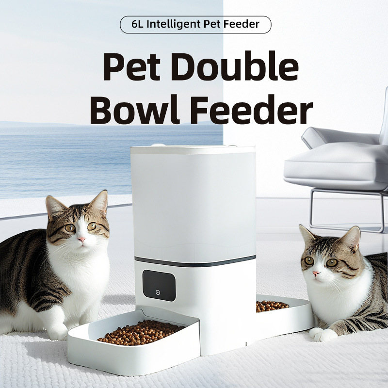 Slimme Bluetooth Automatische  - Automatic Cat Feeder 6L Timed recensie en prijs