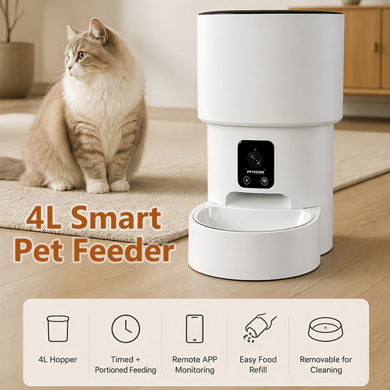 Slimme automatische voerbak vo - Pet Feeder App Control Portion recensie en prijs