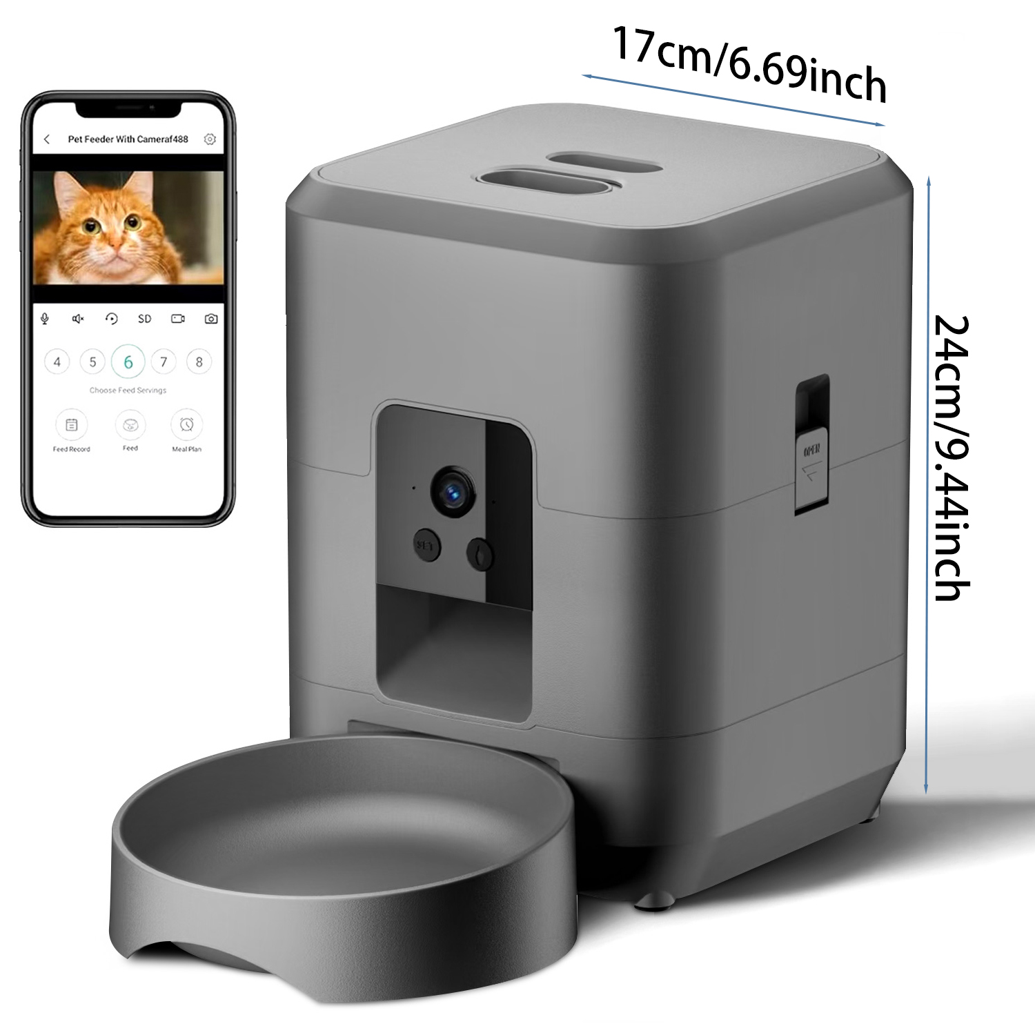 2L Automatische Voerbak voor H - Smart Pet Feeder Camera Wifi recensie en prijs