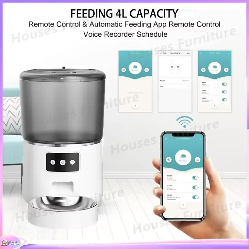 Automatische voerbak voor katt - Smart Pet Feeder Camera Wifi recensie en prijs